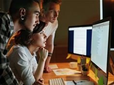 Students coding Students coding