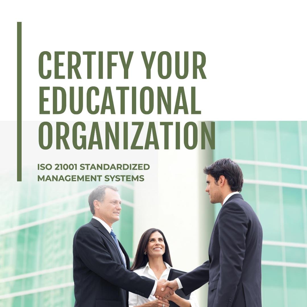ISO 21001: Certifying standardized management systems for educational organizations